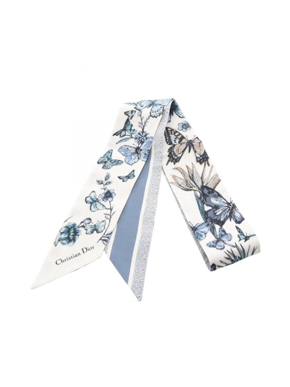 Dior Scarf Mitzah Toile de Jouy Mexico Ribbon Silk